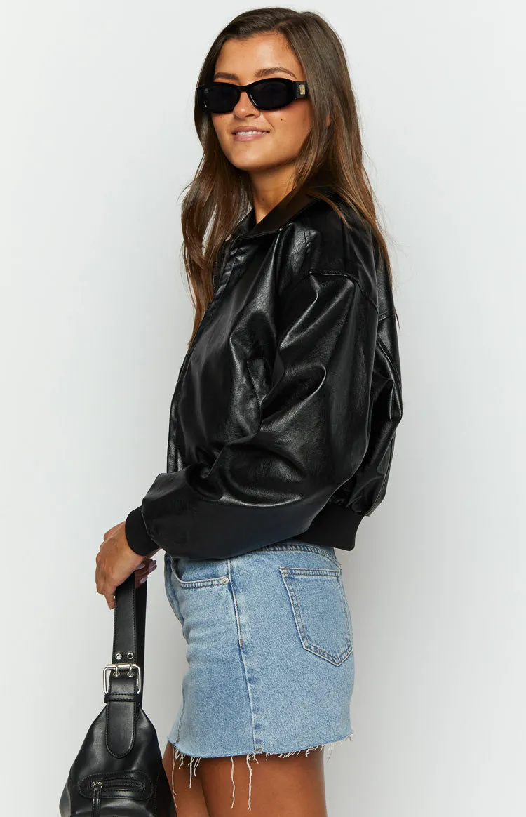 Abbi Black Cropped Jacket