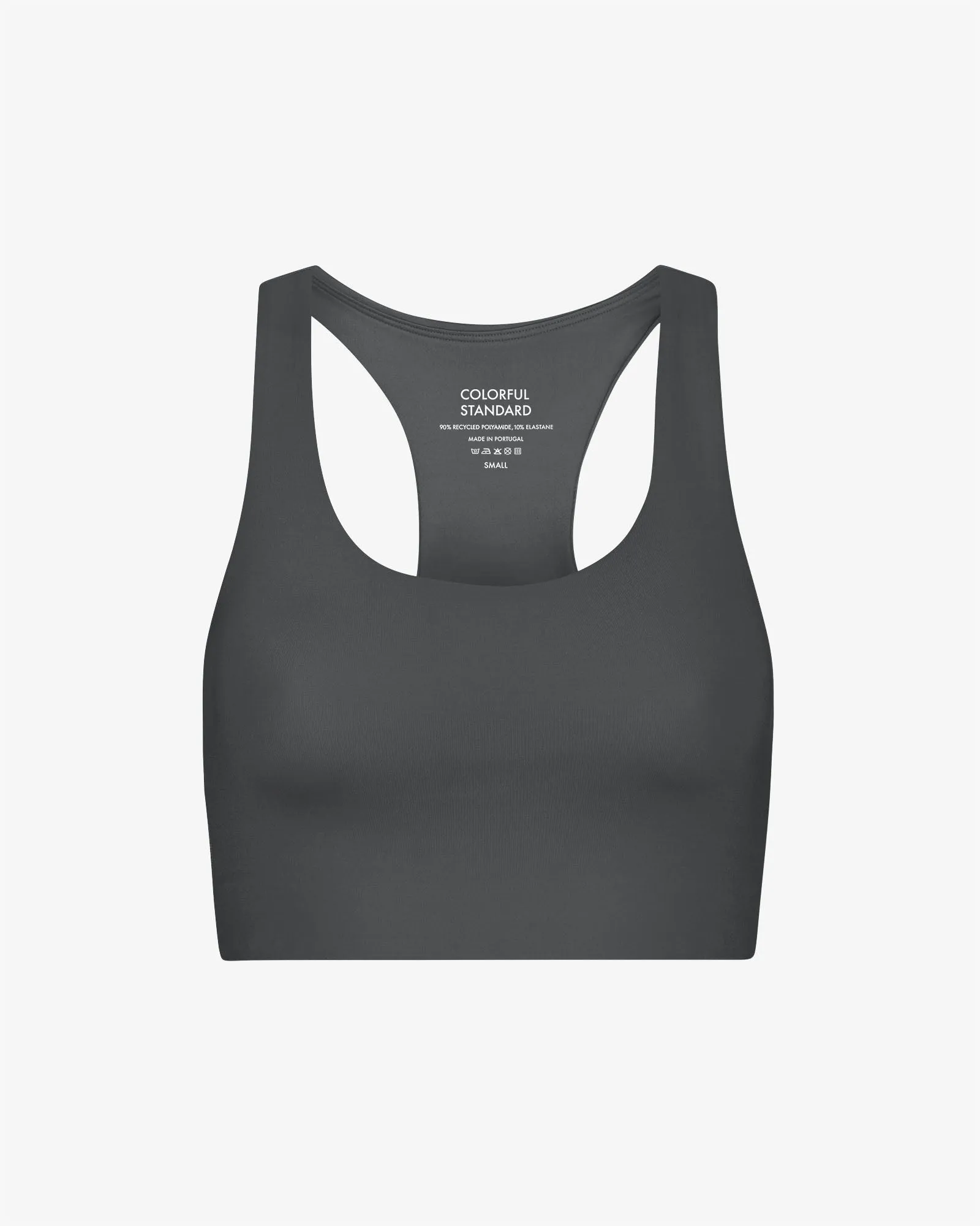 Active Cropped Bra - Lava Grey