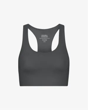 Active Cropped Bra - Lava Grey