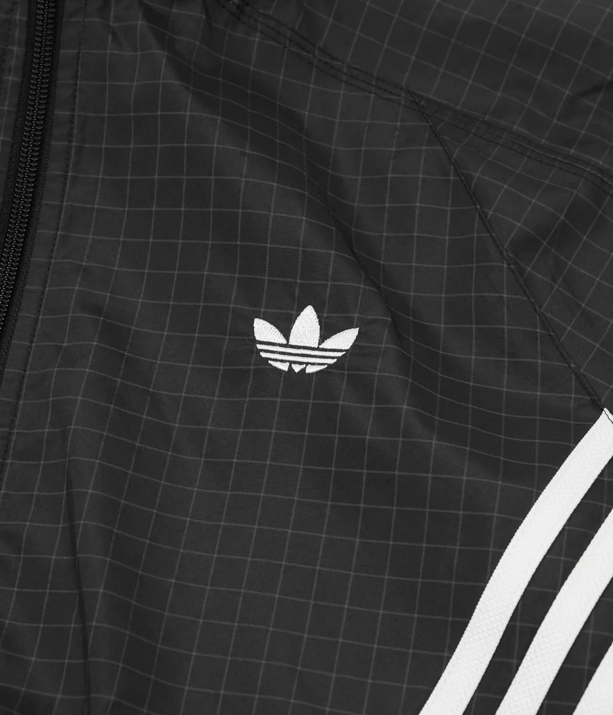 Adidas PB Workshop Windbreaker Jacket - Black / Grey 6 / White