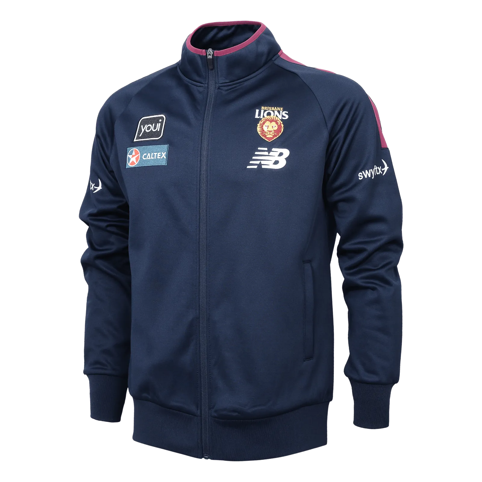 AFL 2024 Track Jacket - Brisbane Lions - Adult - Mens