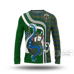 Aiton Tartan Long Sleeve T-Shirt with Epic Bagpipe Style