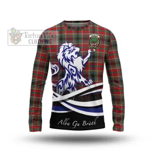 Anderson of Arbrake Tartan Long Sleeve T-Shirt with Alba Gu Brath Regal Lion Emblem