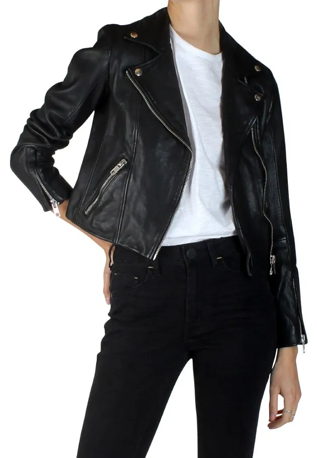 Austin Leather Biker Jacket