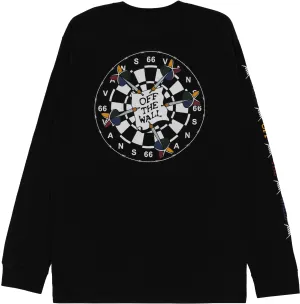 Barbed Dartboard L/S Tee Black