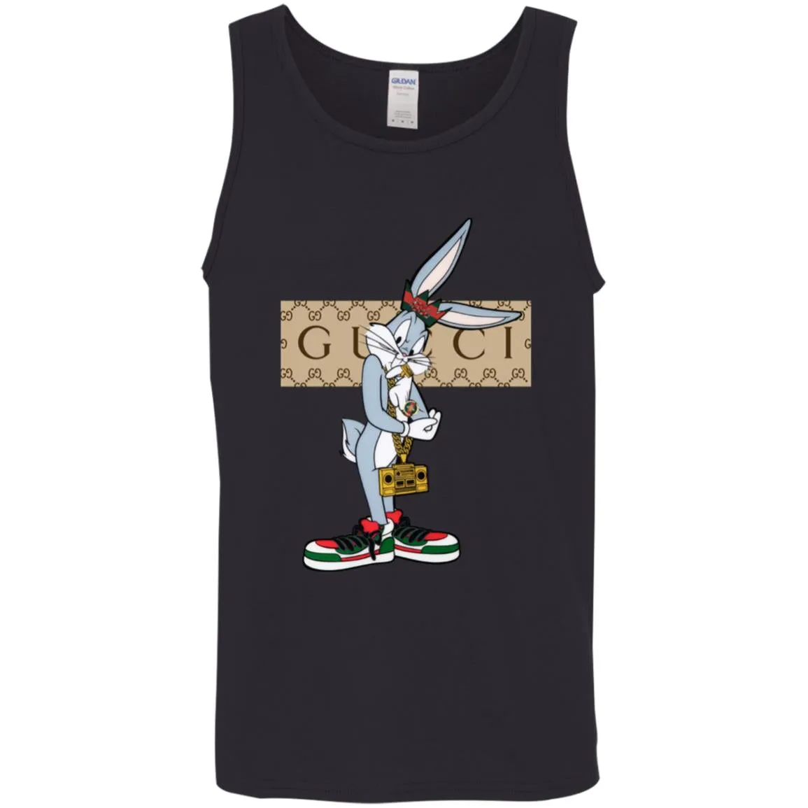 Best Gucci Rabbit T-shirt Men Cotton Tank