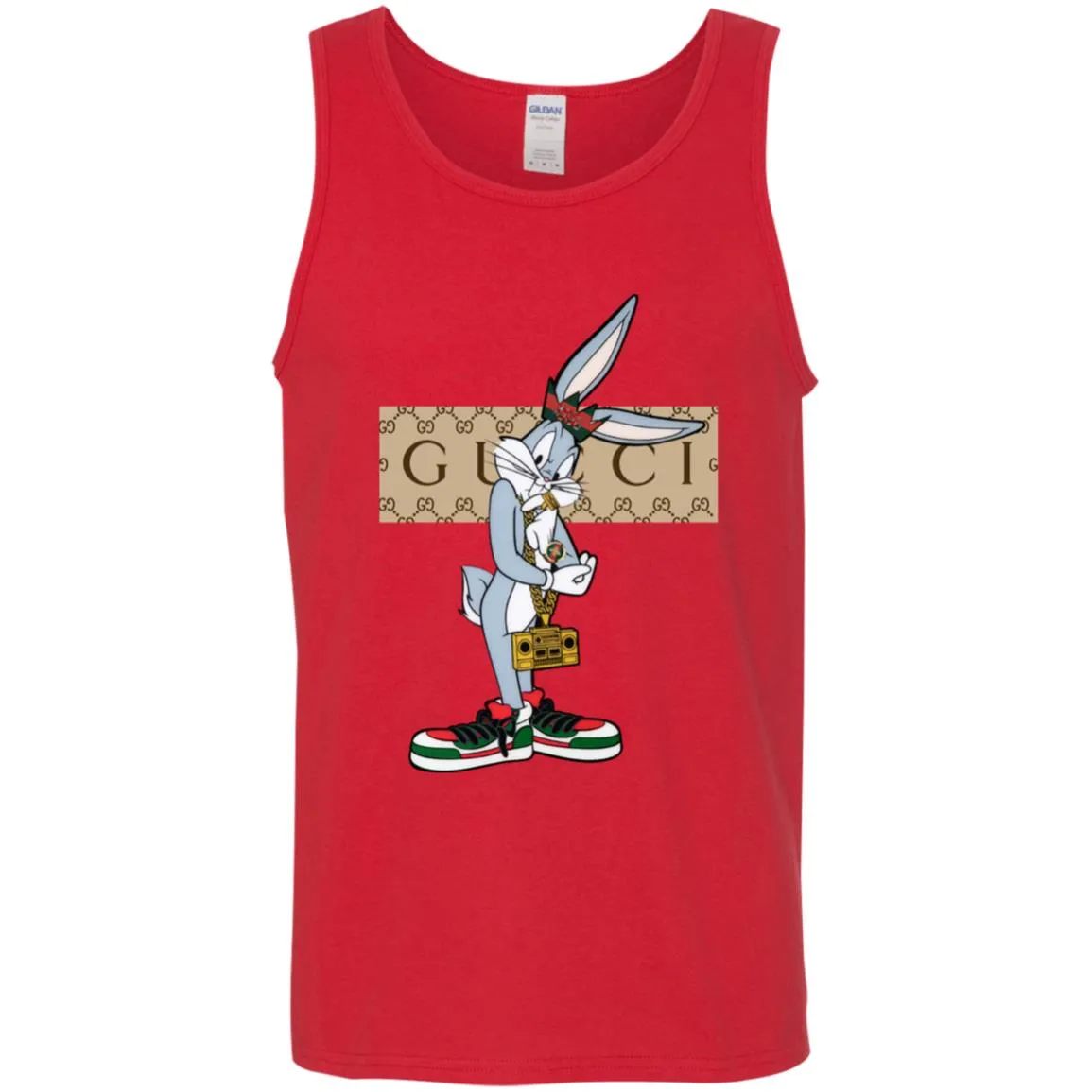 Best Gucci Rabbit T-shirt Men Cotton Tank