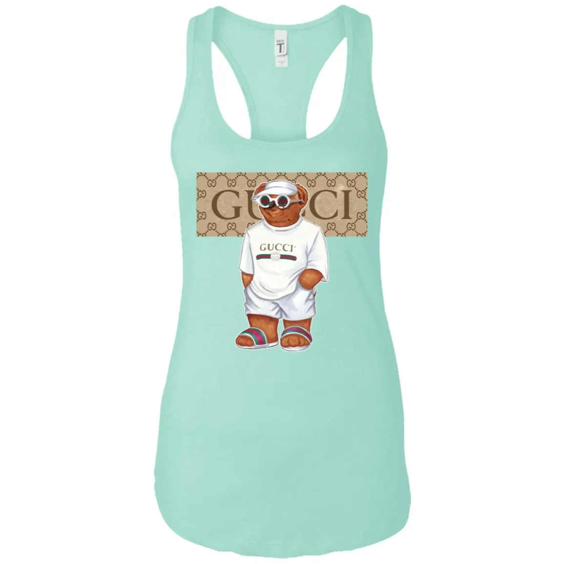 Best Life Gucci Bear T-shirt Women Tank Top