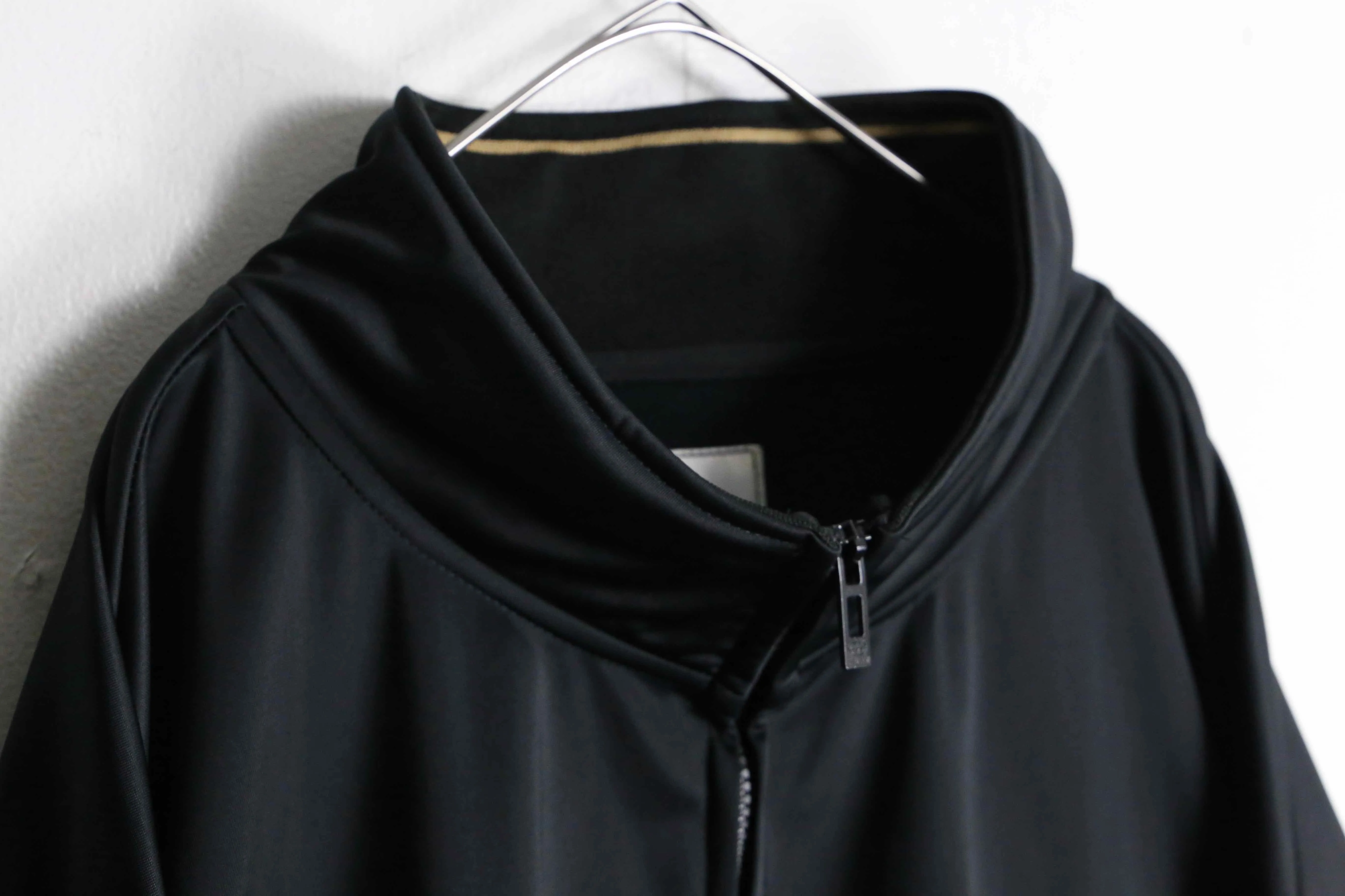 black color hi neck track jacket