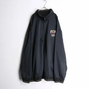 black color hi neck track jacket