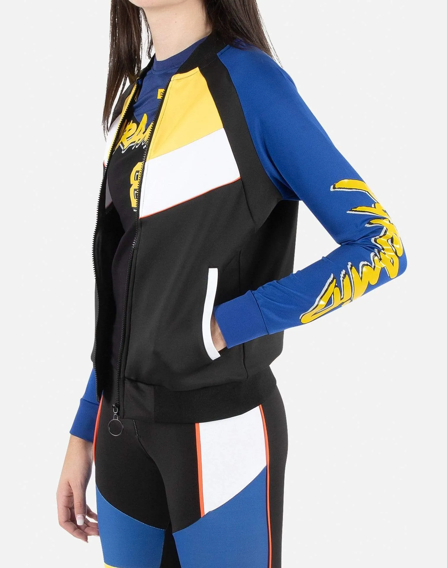 Black Pyramid MOTO COLORBLOCK TRACK JACKET