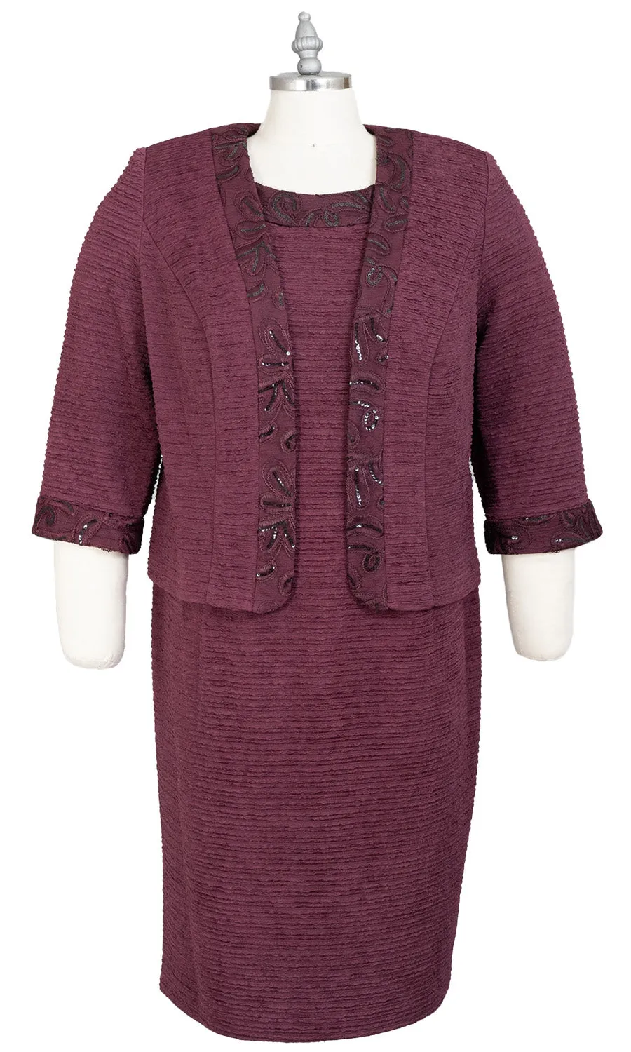 Brianna Milay Jkt Dress 29812-Cranberry