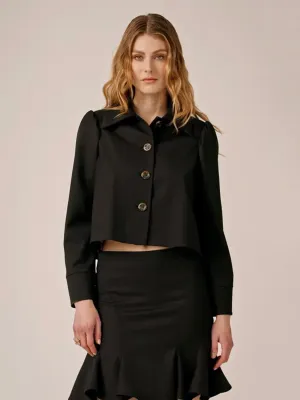 BY TI MO CLASSIQUE CROPPED JACKET BLACK