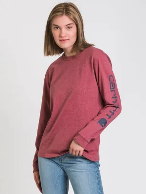 CARHARTT SLEEVE LOGO LONG SLEEVE TEE  - CLEARANCE