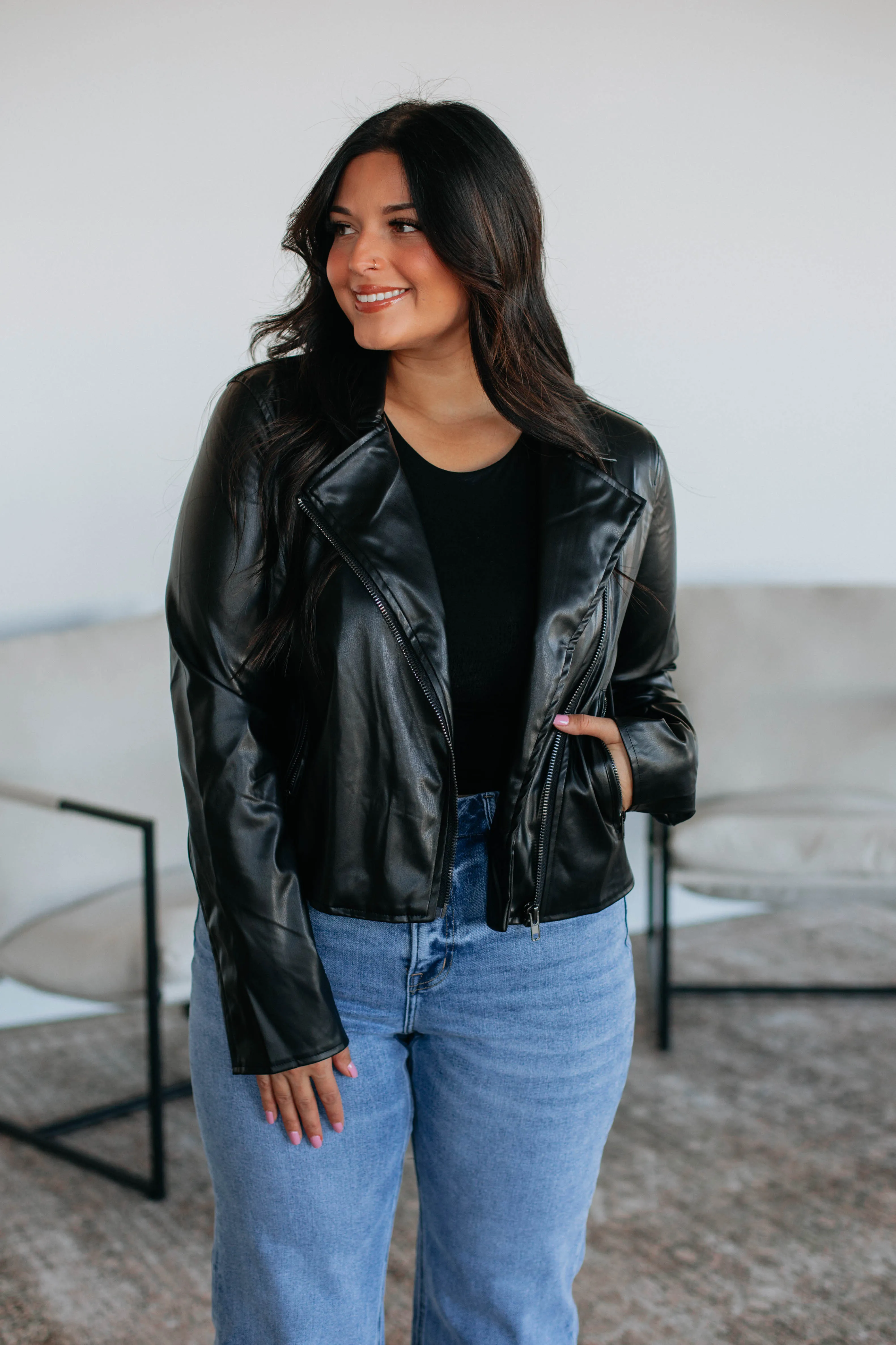 Certified Cool Girl Leather Jacket