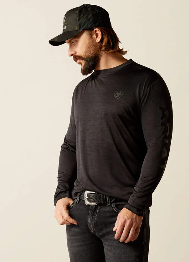 Charger Logo LS in Black Heather by Ariat