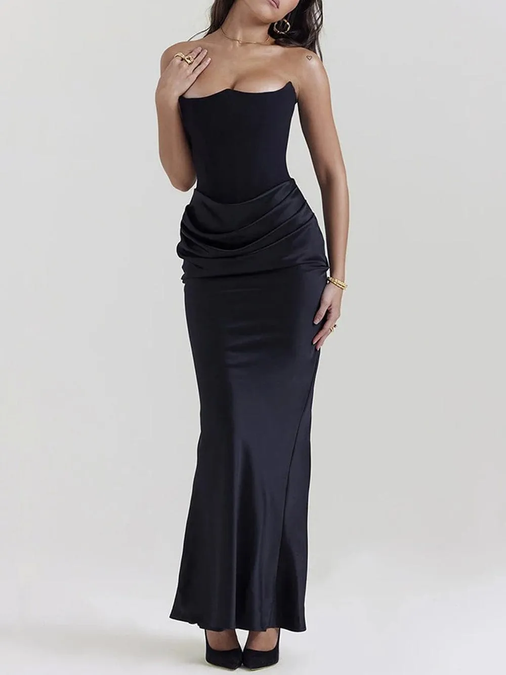 Clarissa Backless Bodycon Maxi Dress