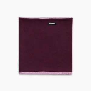 Comfort Luxe Double-Layer Neck Warmer - Garnet