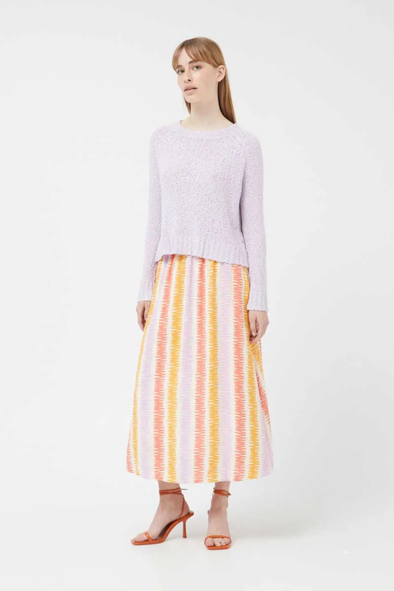 Compañia Fantastica - Scribble Stripe Midi Skirt