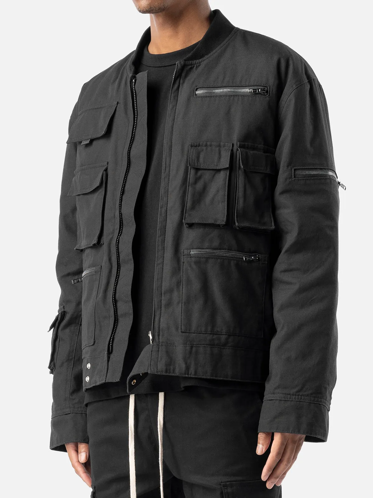 Cropped Cargo Jacket