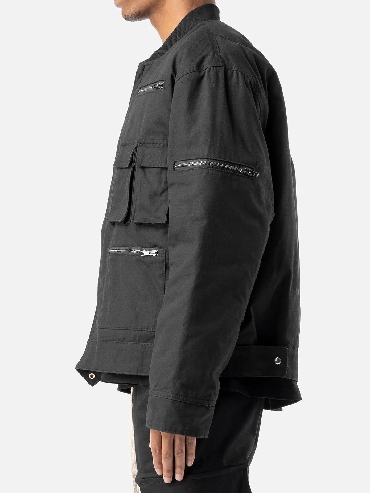 Cropped Cargo Jacket