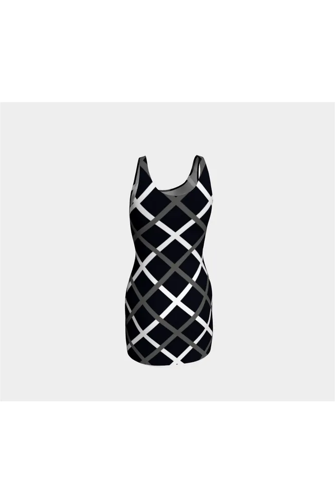 Cross Hatch Bodycon Dress