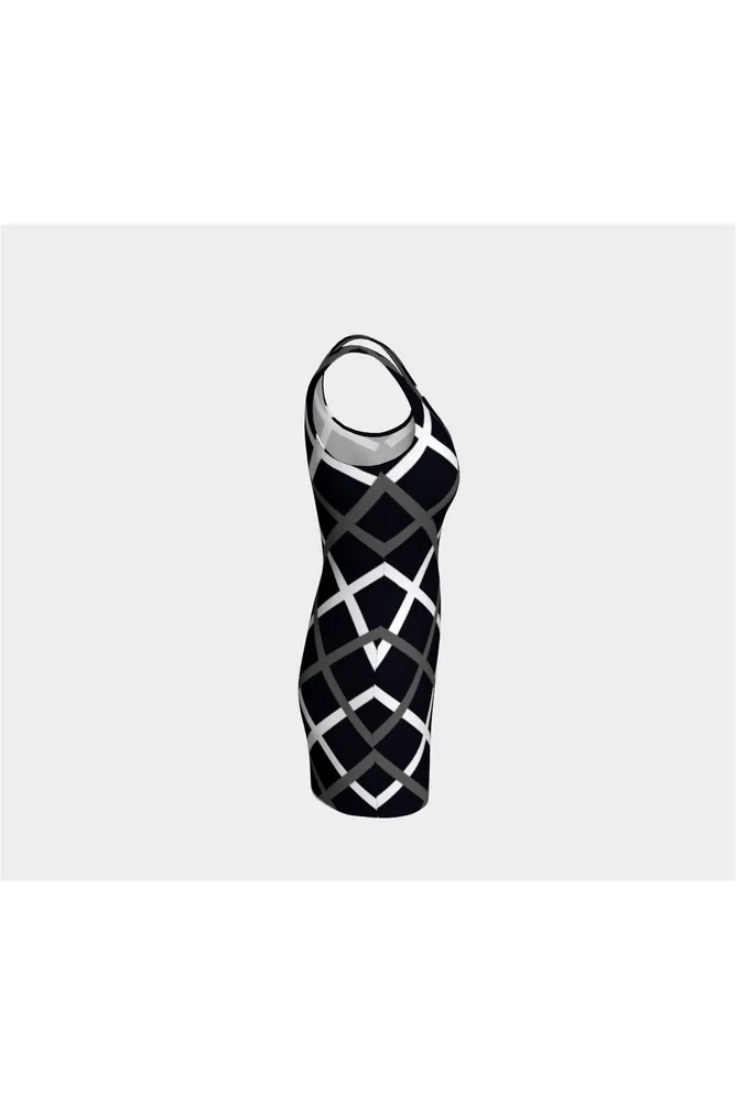 Cross Hatch Bodycon Dress