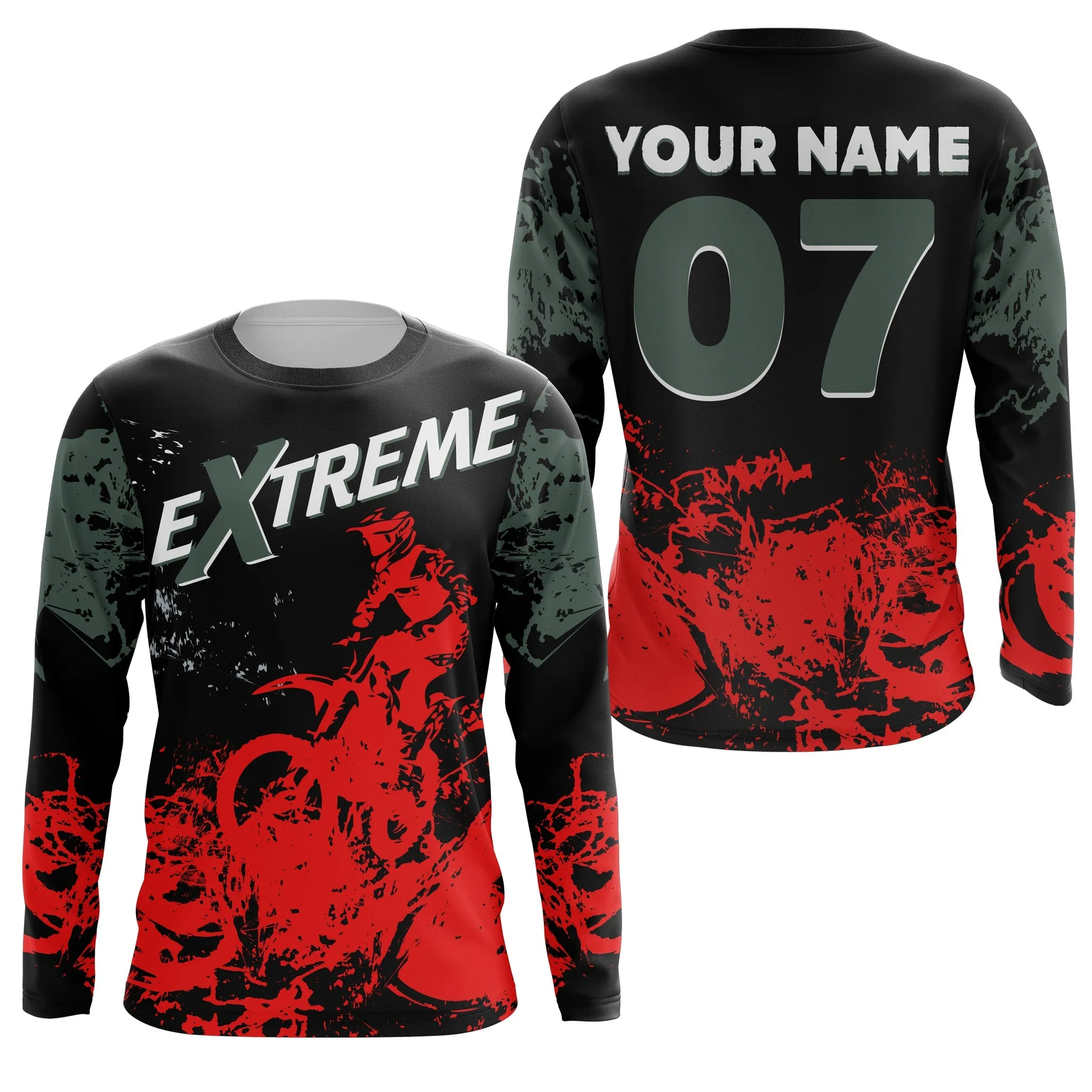 Custom Mx Jersey Kid Men Women Multicolor Dirt Bike Off-Road Shirt Motocross Motorcycle Riding