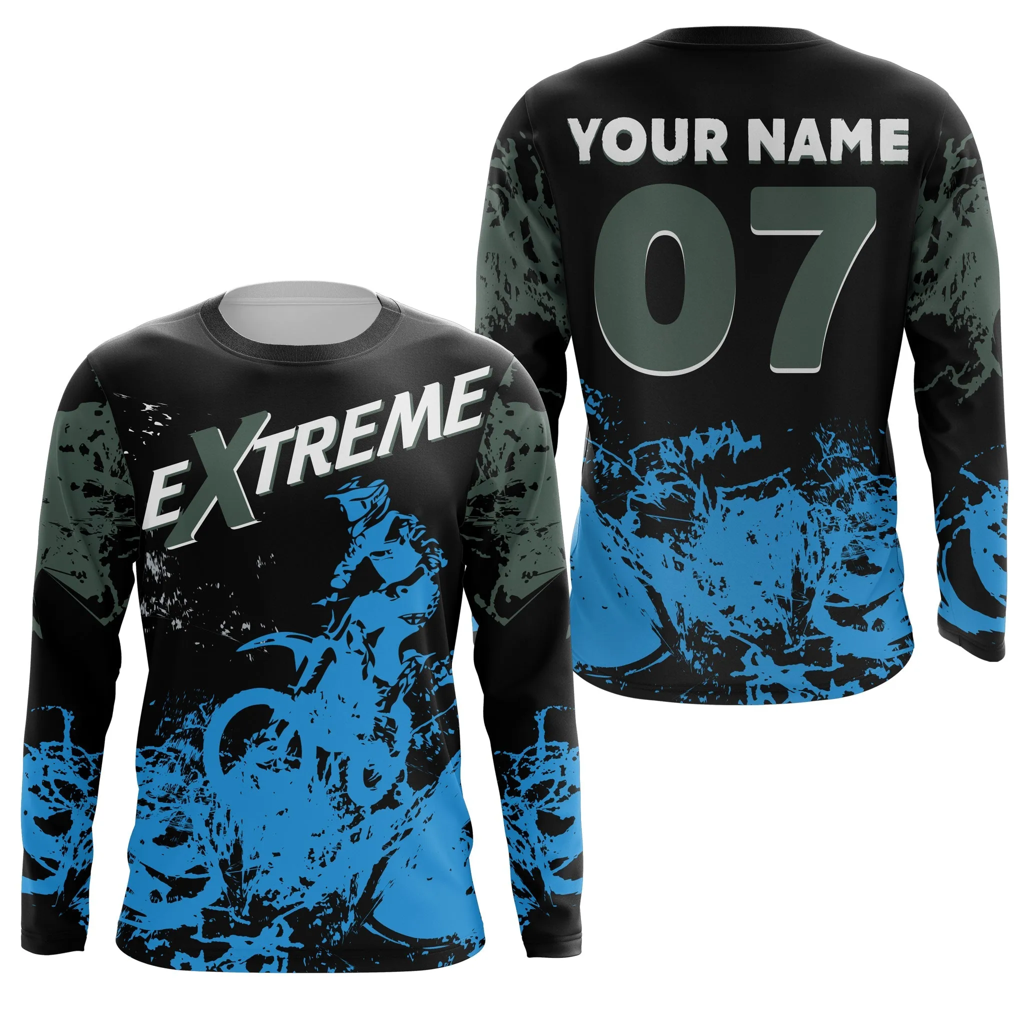 Custom Mx Jersey Kid Men Women Multicolor Dirt Bike Off-Road Shirt Motocross Motorcycle Riding