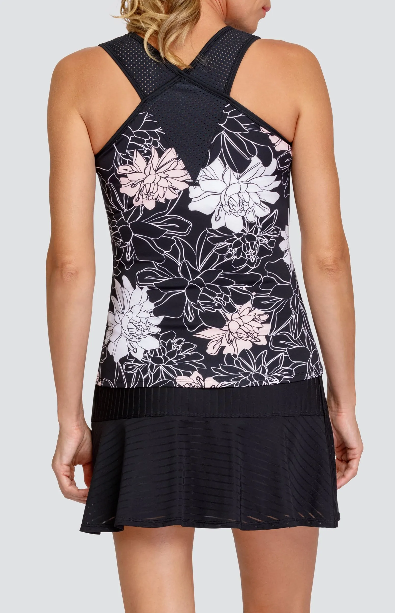 Damaris Tank - Gardenias - FINAL SALE