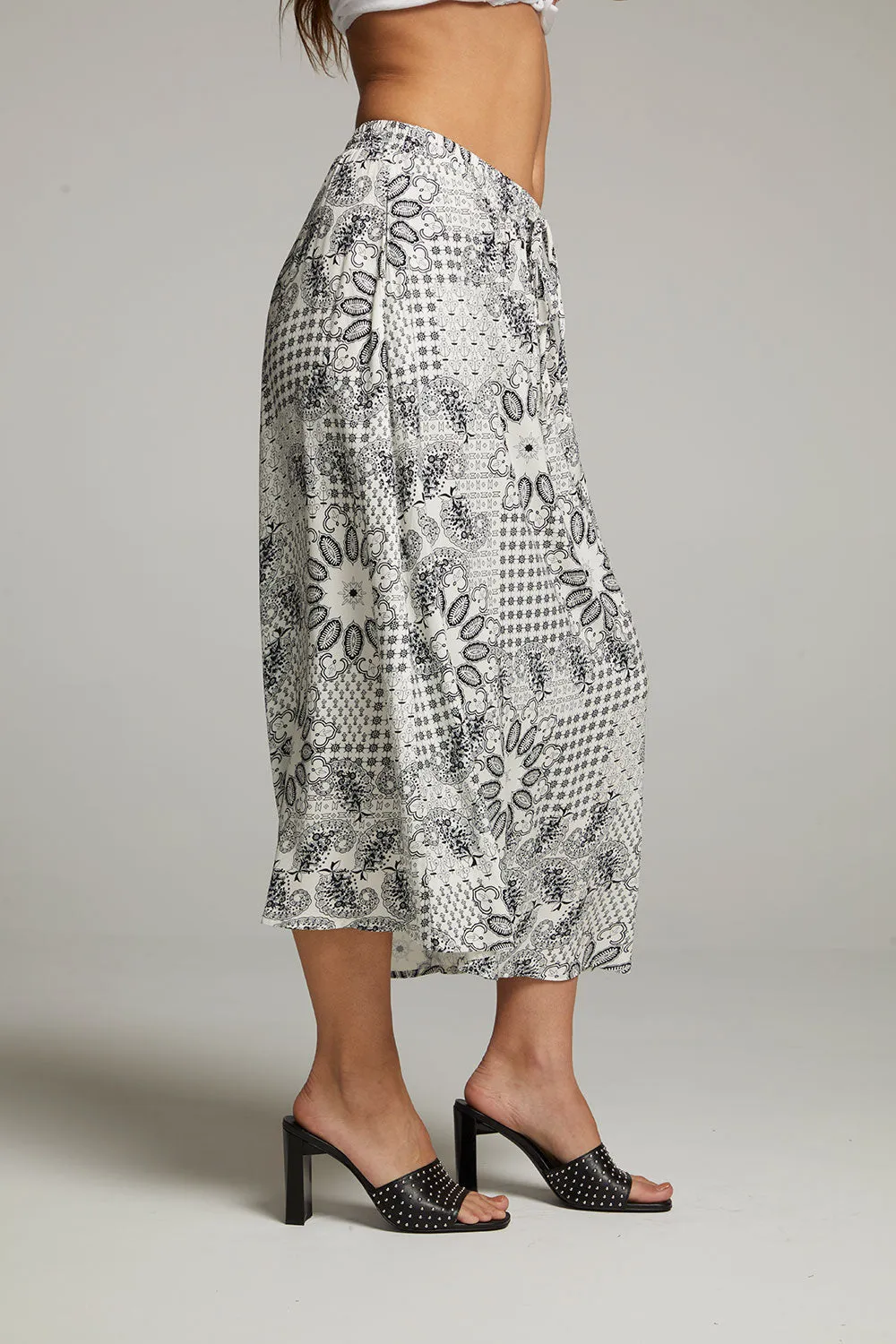 Darby Paisley Bandana Midi Skirt