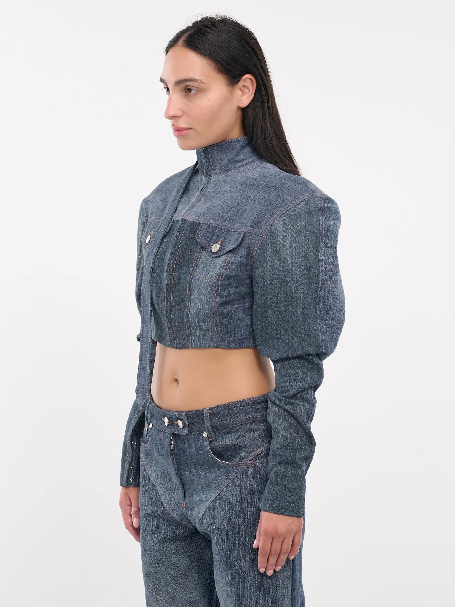 Denim Metro Jacket (777-150-DARK-DENIM-BLUES)