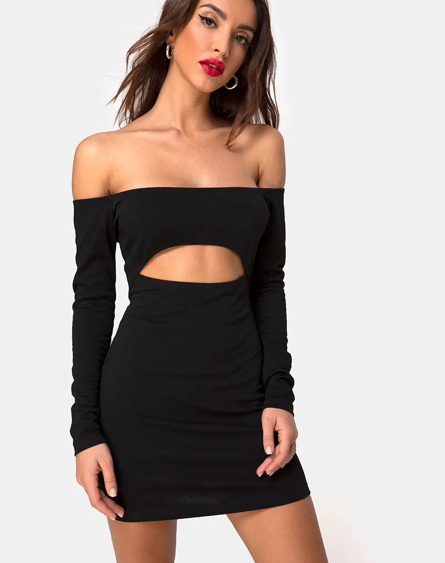 Derah Dress in Black