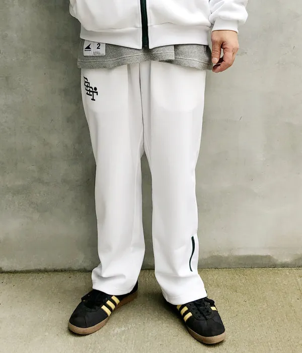 DESCENDANT/CLUB TRACK TROUSERS  (WHITE)