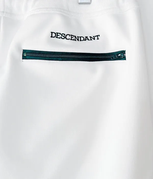 DESCENDANT/CLUB TRACK TROUSERS  (WHITE)