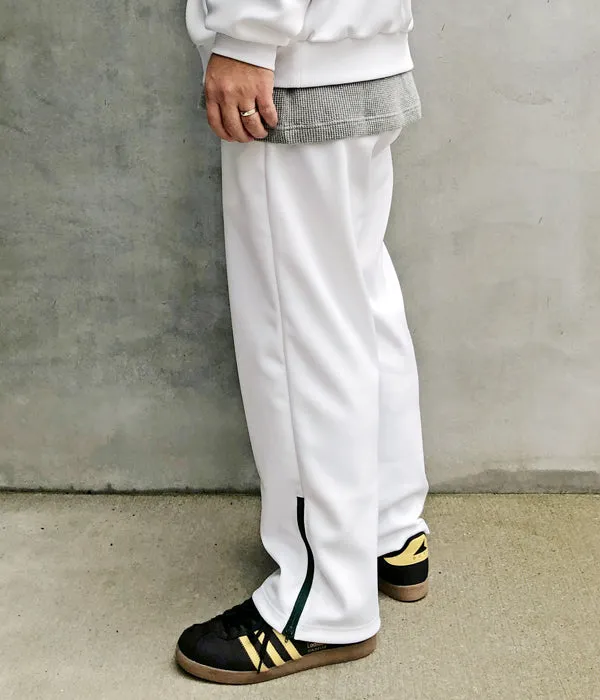 DESCENDANT/CLUB TRACK TROUSERS  (WHITE)