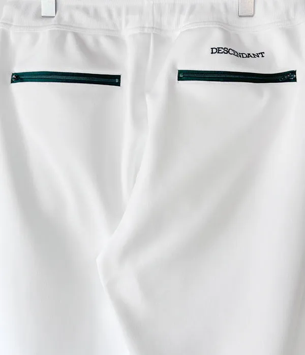 DESCENDANT/CLUB TRACK TROUSERS  (WHITE)