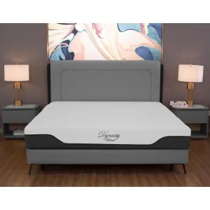 DynastyMattress King Mattress CoolBreeze 12 Inch Essential Gel Infused Memory Foam Bed Medium Firm King Size 76x80 (USA Made)