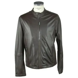 Emilio Romanelli Elegant Leather Jacket