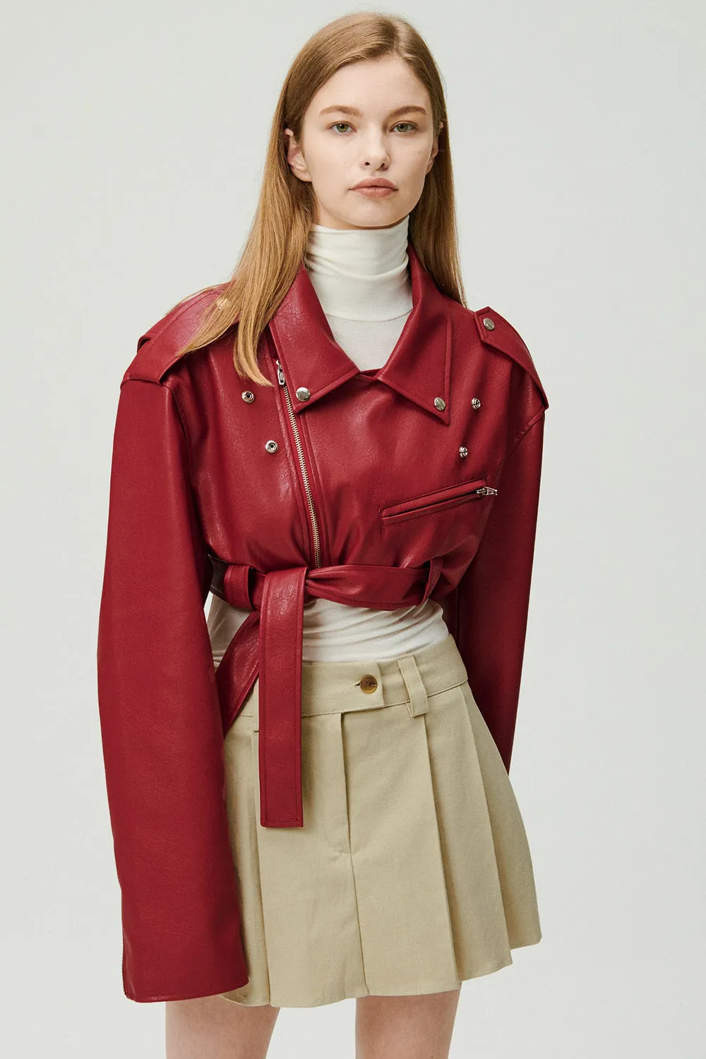 Emma Cropped Rider Jacket