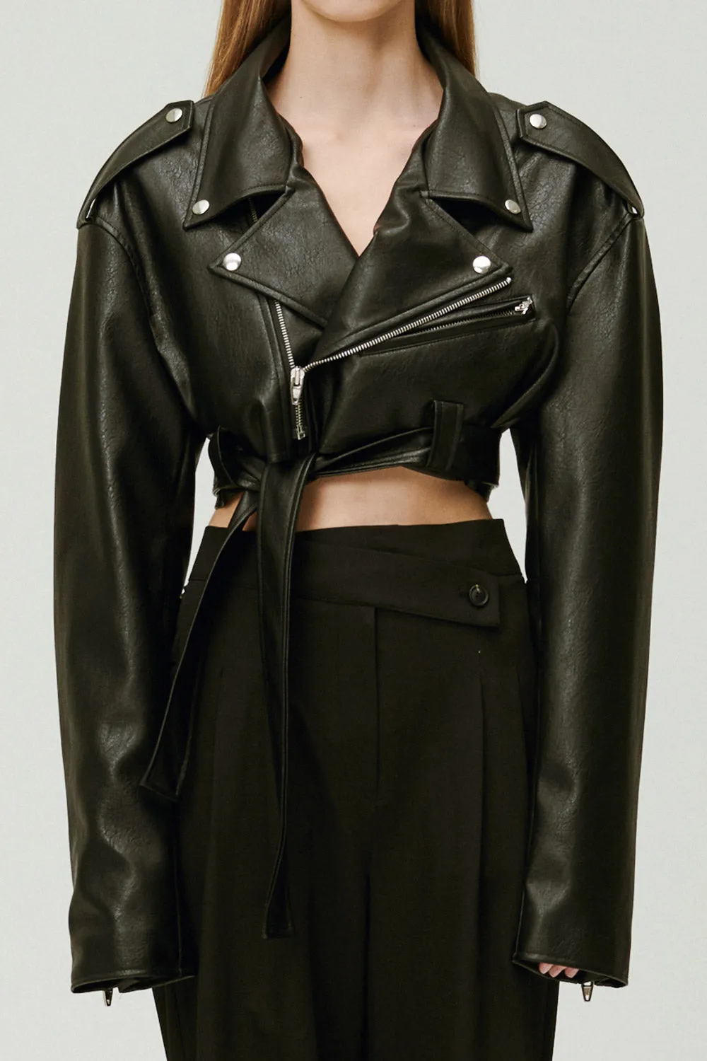 Emma Cropped Rider Jacket