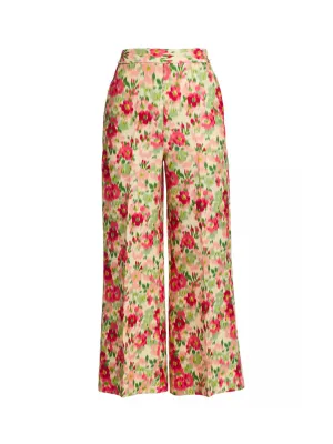 Floral Zip Pants