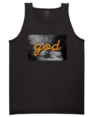 God Up In Smoke Puff Goth Dark Tank Top