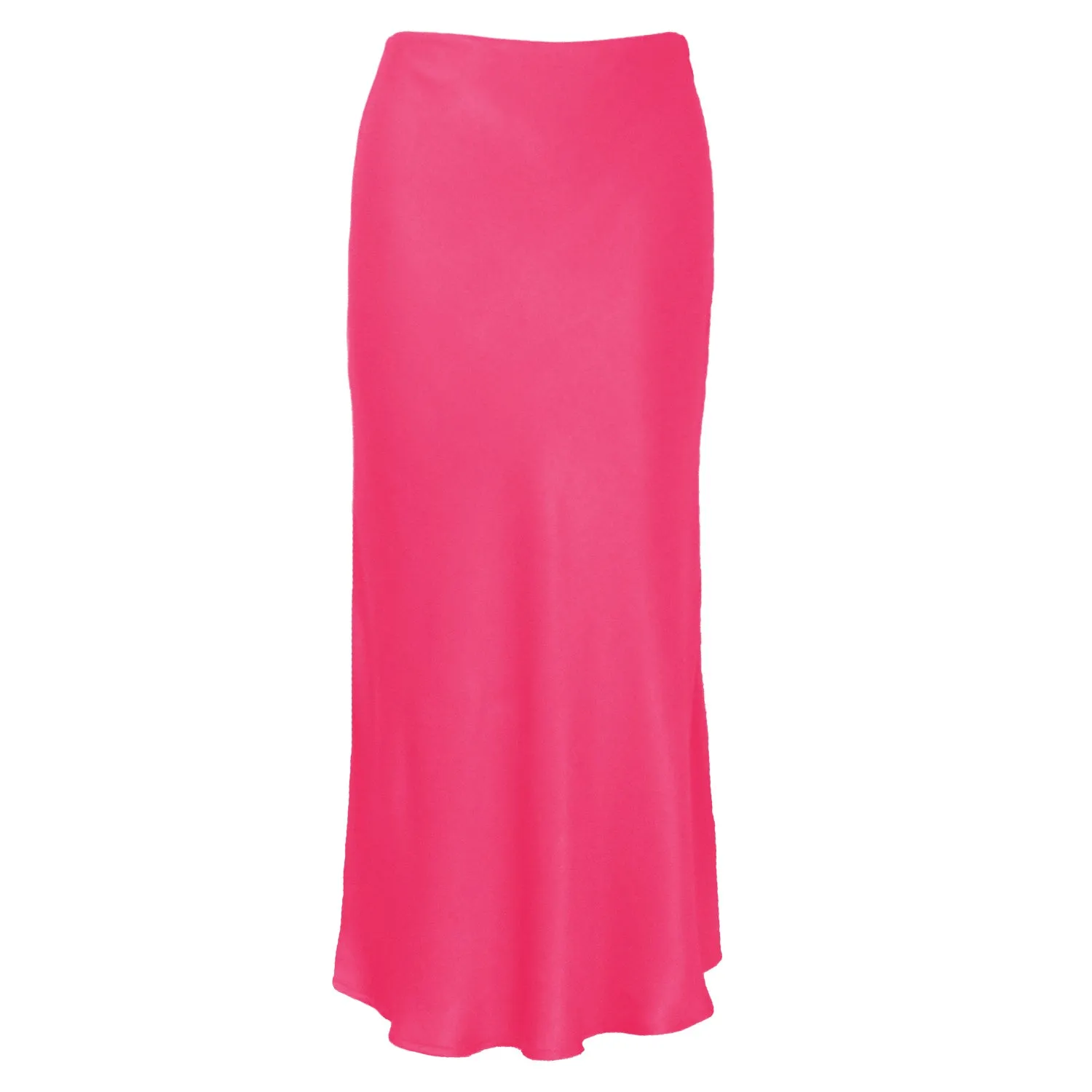 Grace satin Skirt - Fuchsia