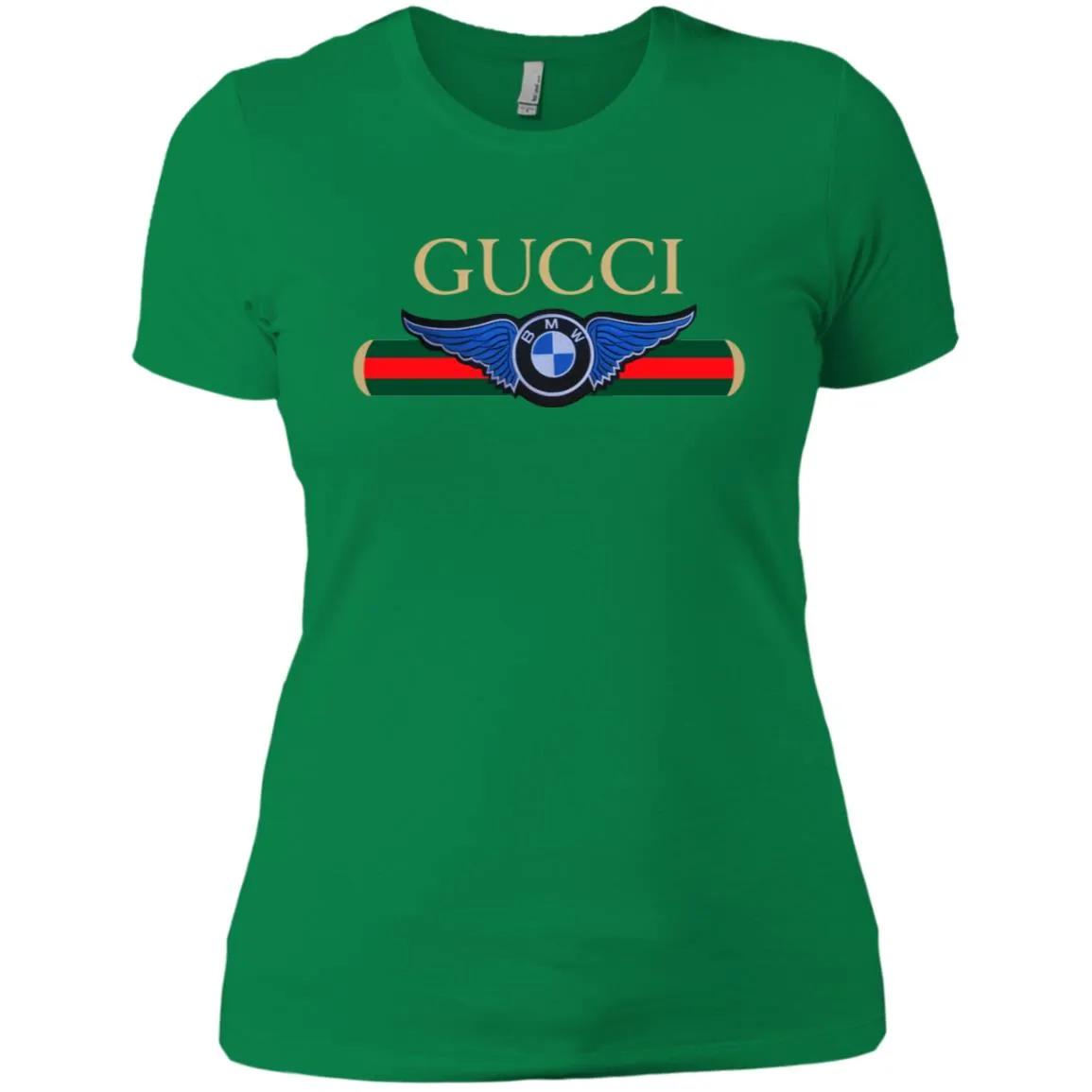 Gucci Bmw T-shirt Women Cotton T-Shirt