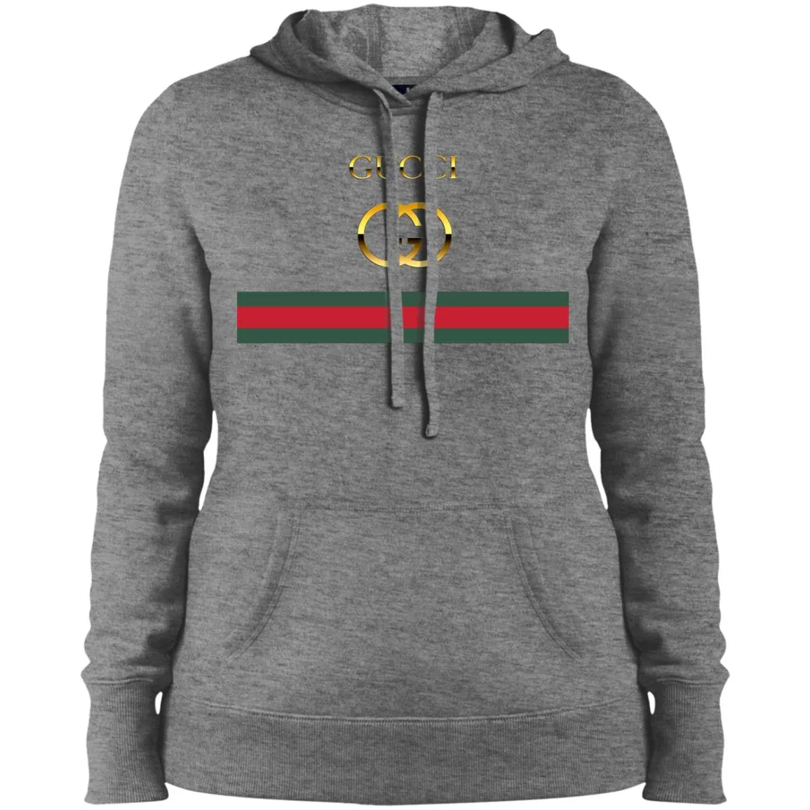 Gucci Logo Vintage Women Hooded Sweatshirt