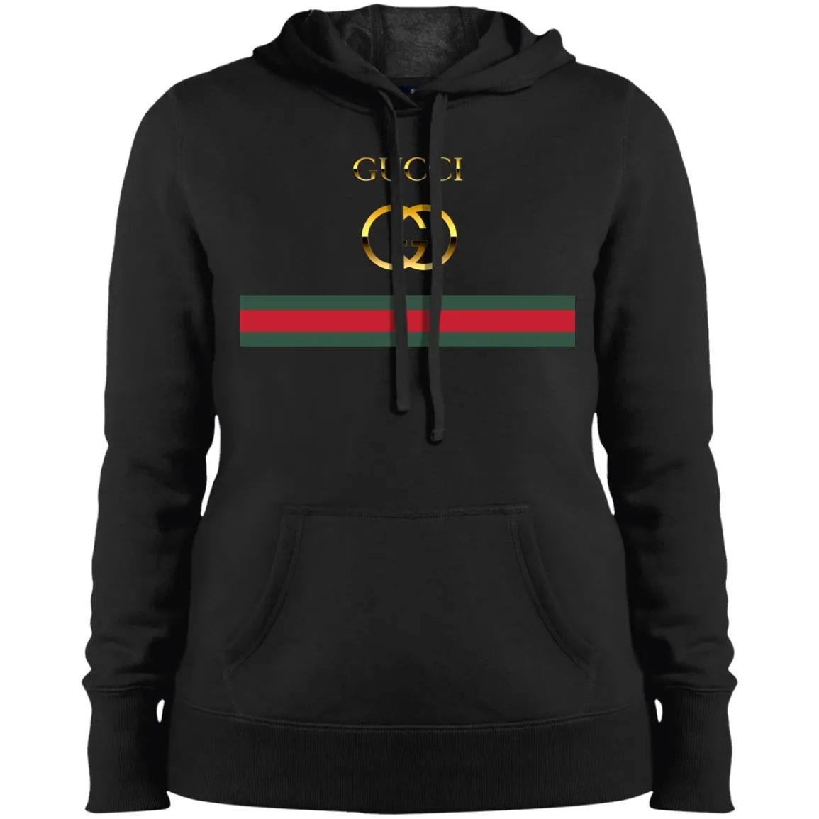 Gucci Logo Vintage Women Hooded Sweatshirt