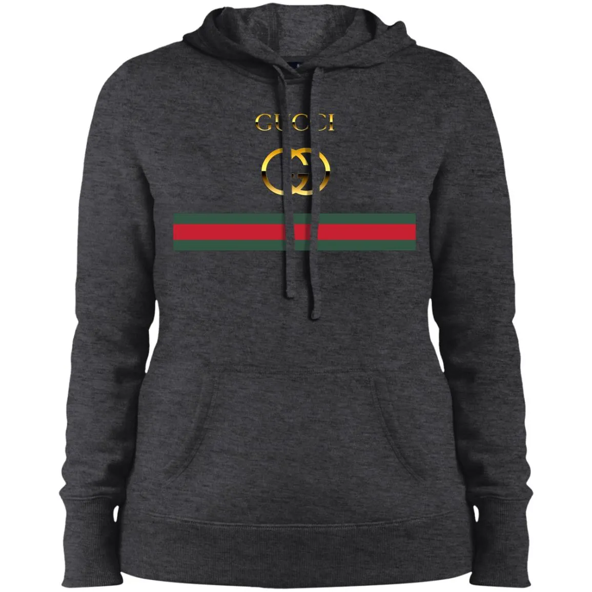 Gucci Logo Vintage Women Hooded Sweatshirt