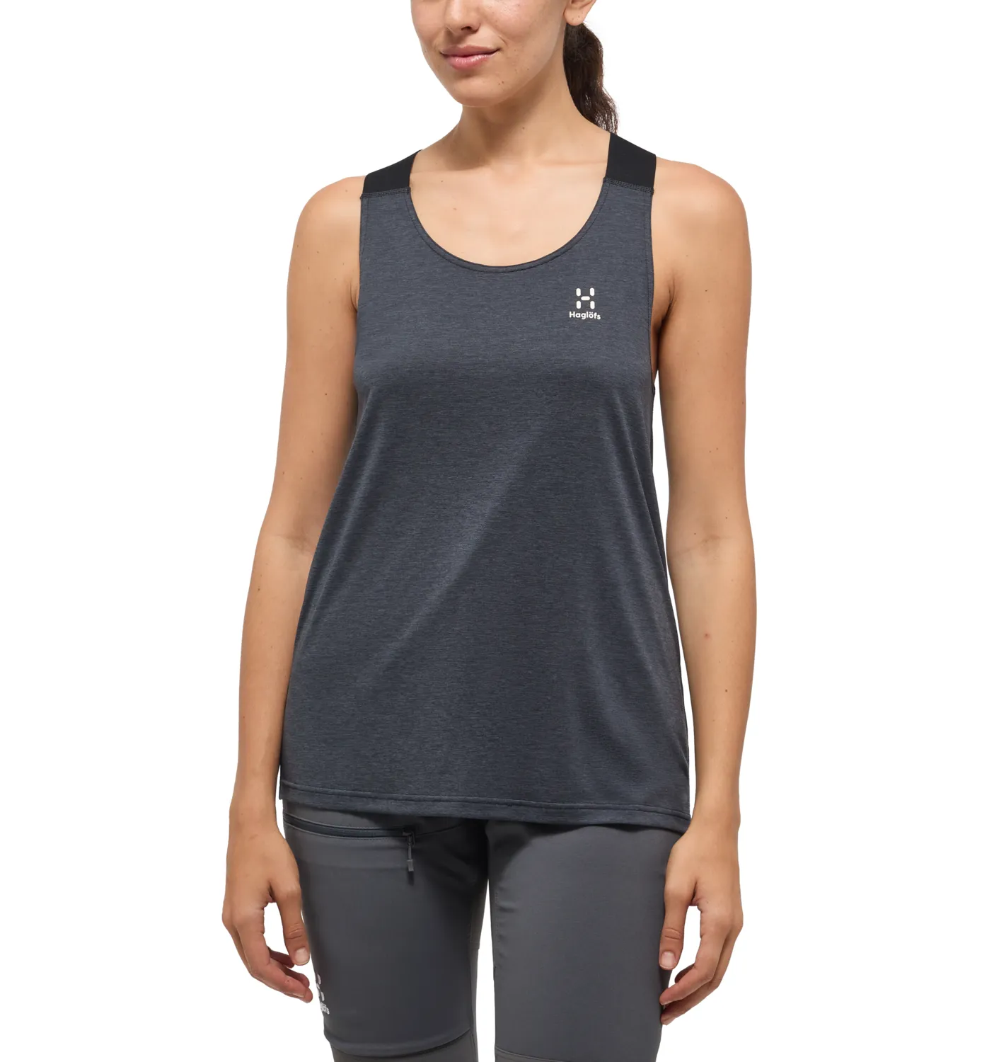 Haglöfs Women&#x27;s Ridge Tank True Black | Buy Haglöfs Women&#x27;s Ridge Tank True Black here | Outnorth