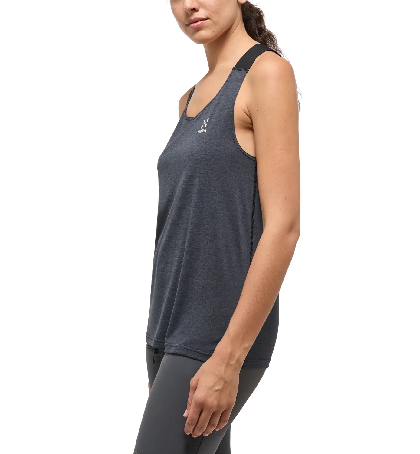 Haglöfs Women&#x27;s Ridge Tank True Black | Buy Haglöfs Women&#x27;s Ridge Tank True Black here | Outnorth